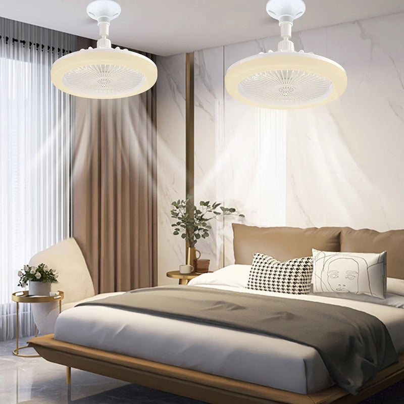 Revolucione seu Ambiente com Conforto e Estilo! Apresentando: Luminárias LED com Ventilador - A Combinação Perfeita de Iluminação e Ventilação!